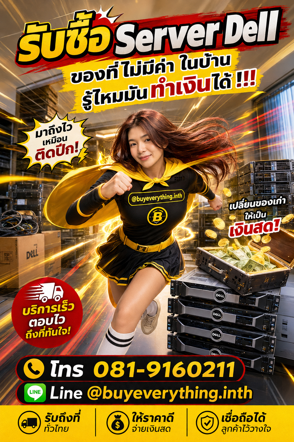 รับซื้อ Server ประเมินราคาได้ตลอด คุยง่าย ต่อรองได้