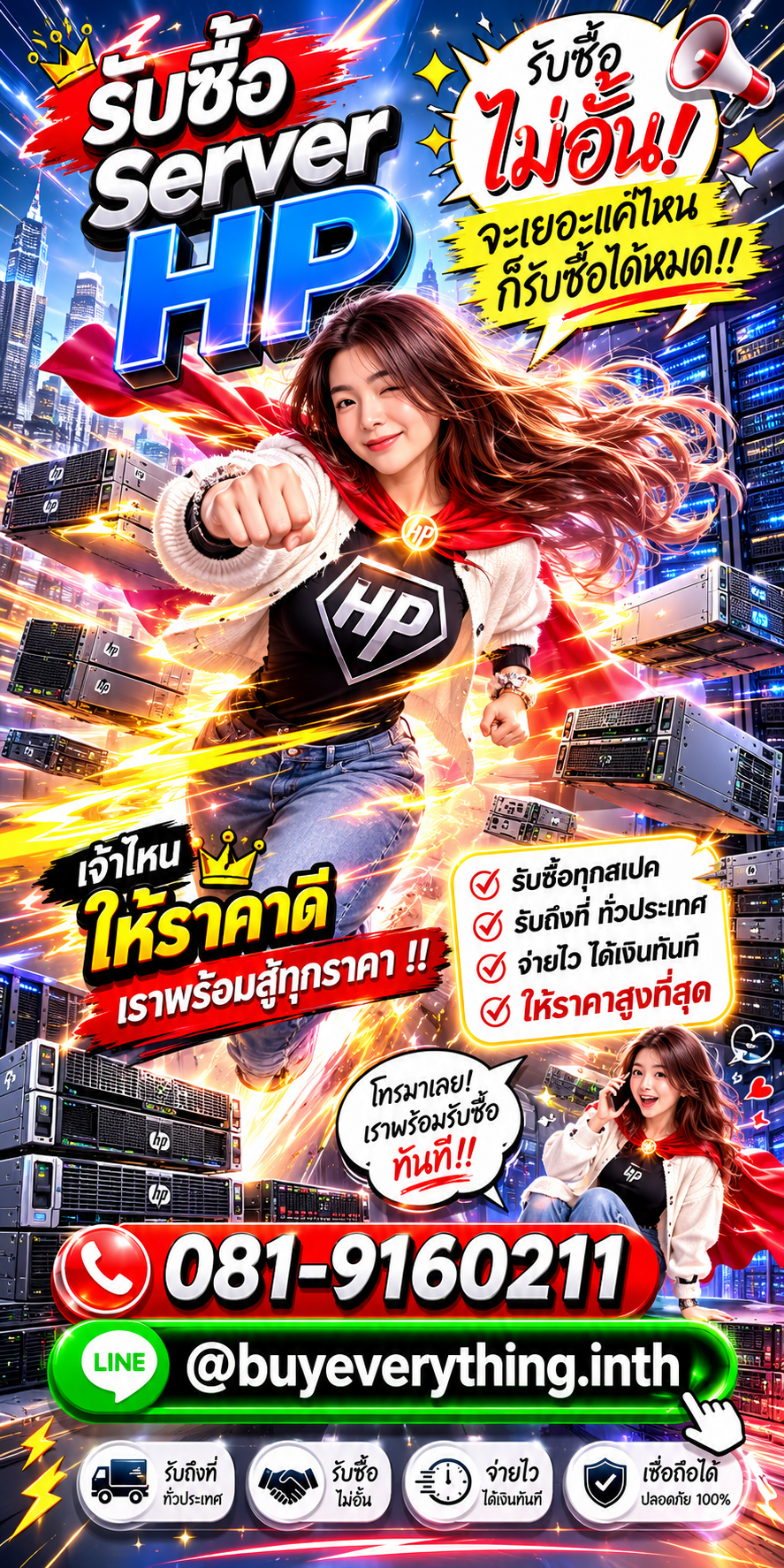 รับซื้อ Server HP ไม่อั้น พร้อมสู้ทุกราคา